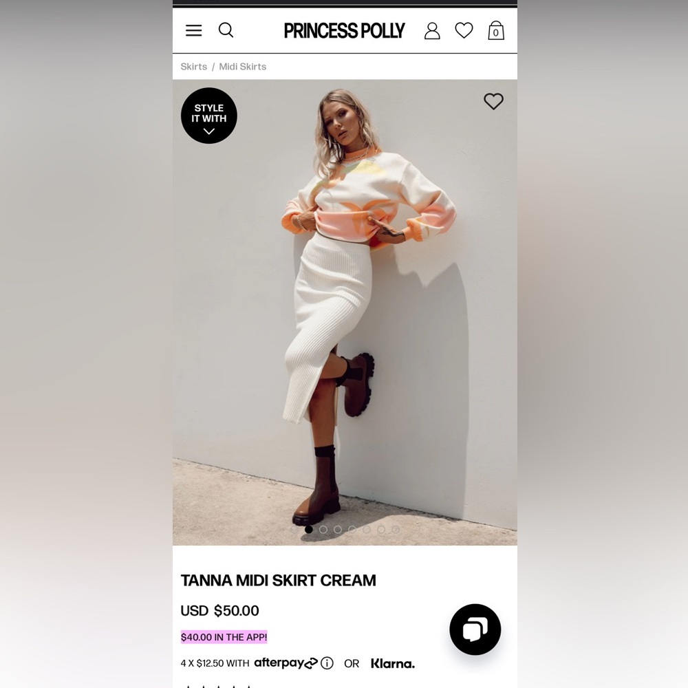 TANNA MIDI SKIRT